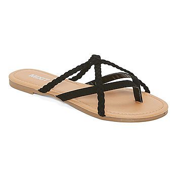 Mixit Womens Strappy Braided Flip-Flops | JCPenney