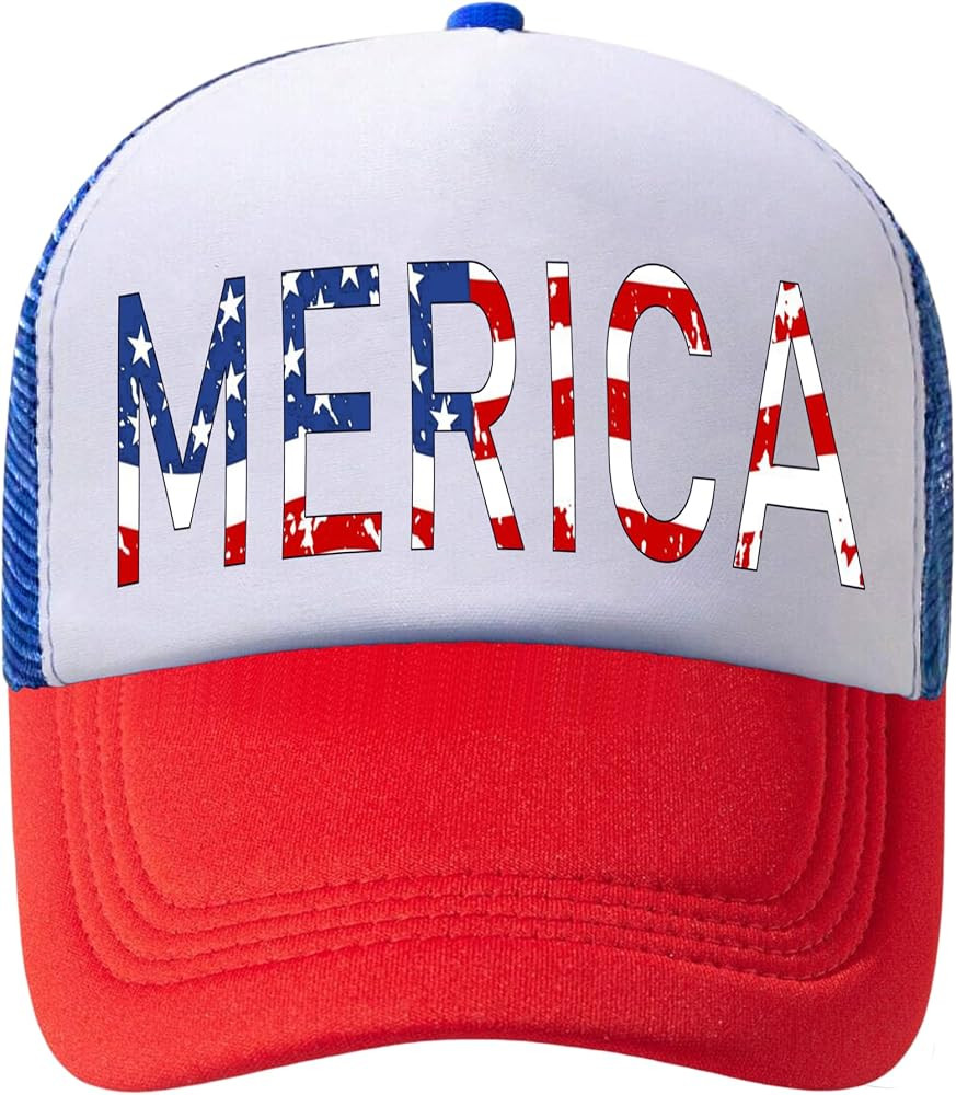American Flag Hat USA Hat 4th of July Trucker Hats for Women Men Patriotic US Baseball Cap | Amazon (US)