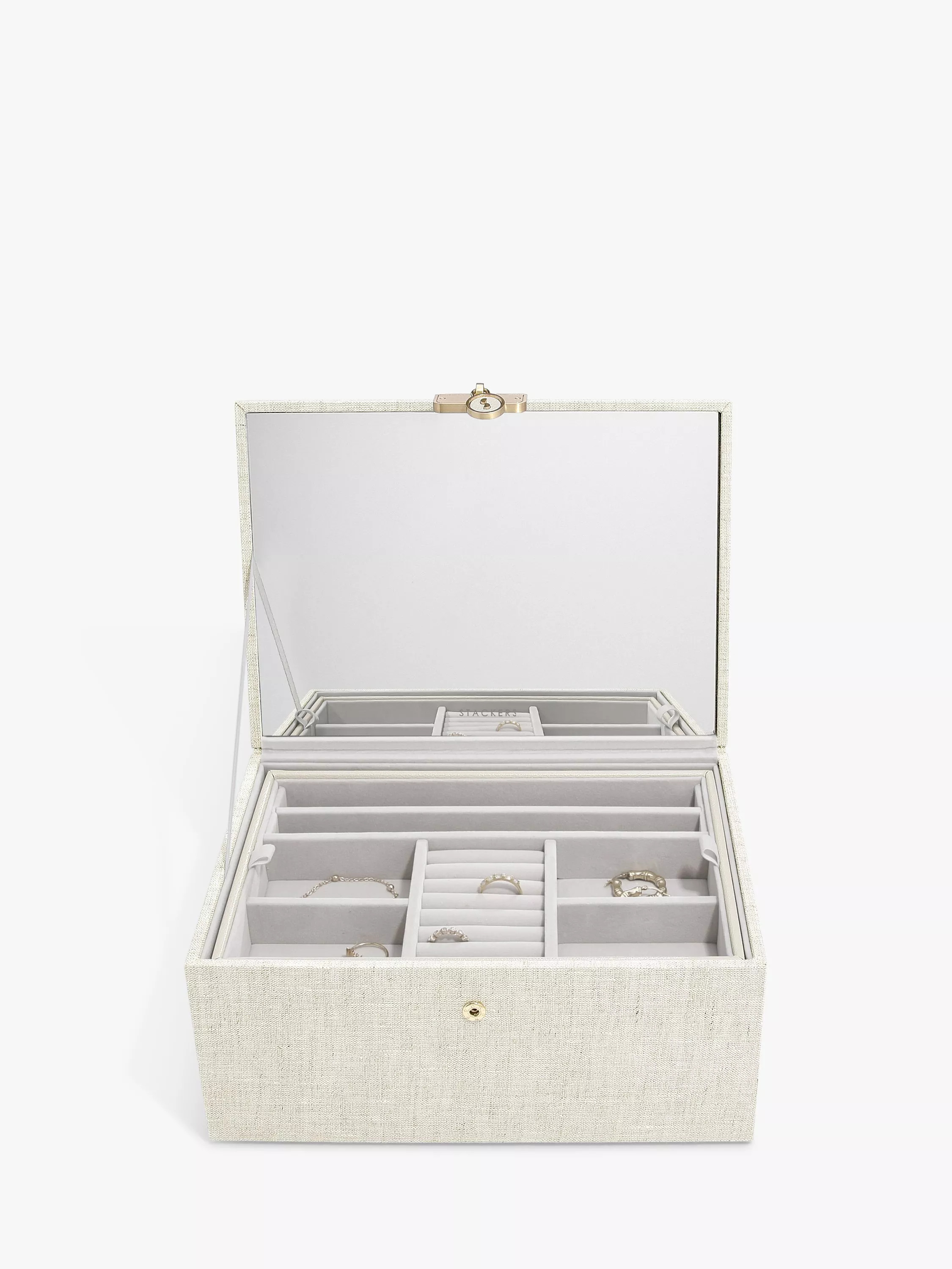 StackersLuxury Classic Jewellery Box | John Lewis (UK)