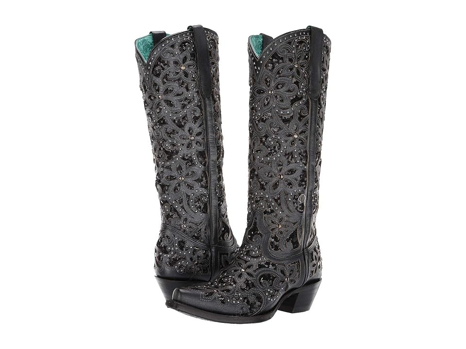Corral Boots A3589 Cowboy Women's Boots Black : 11 B - Medium, Leather | Zappos