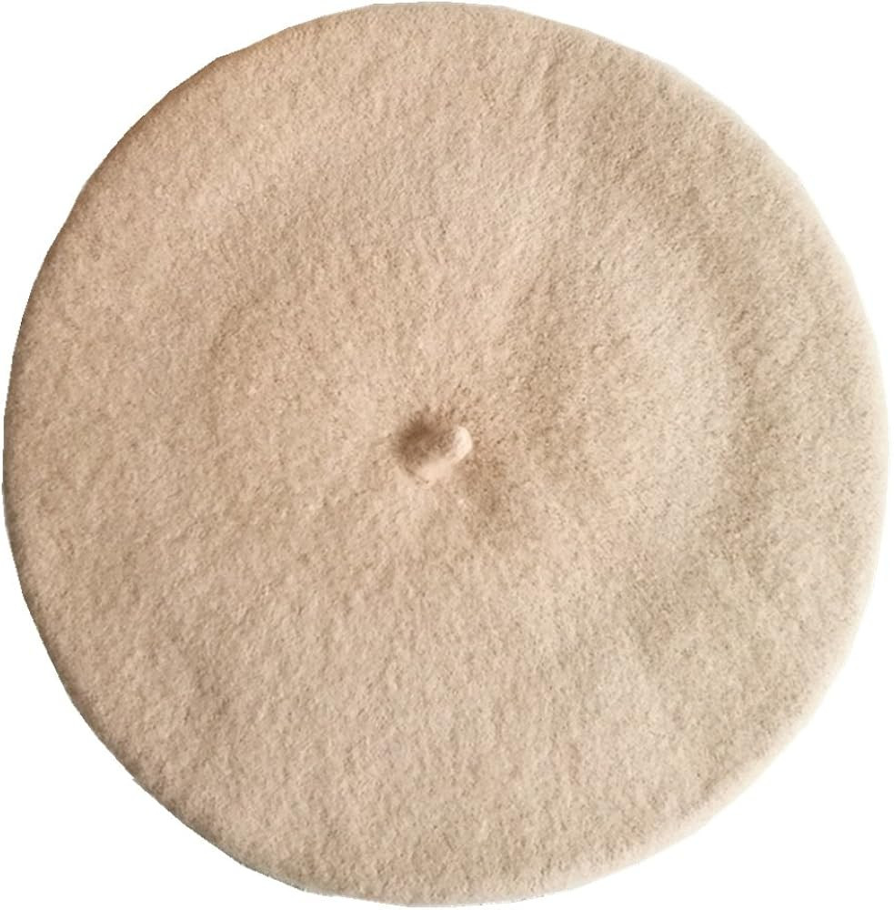 JOYHY Kids Girls Boys Solid Color Classic French Style Beret Beanie Hat | Amazon (US)