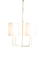 14.75x15.75 Go Lightly Chandelier With Silk Shades | Marshalls