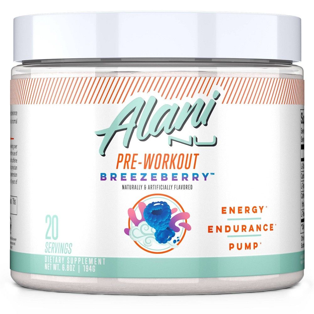 Alani Nutrition Pre-Workout Energy Supplement - Breezeberry - 6.8oz | Target