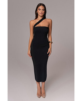 JLUXLABEL Women's Ivone Asymmetrical Midi Dress - Macy's | Macy's