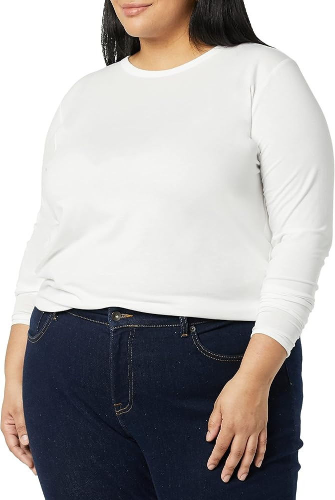 Amazon Aware Women's Perfect Long-Sleeve T-Shirt (Available in Plus Size) | Amazon (US)