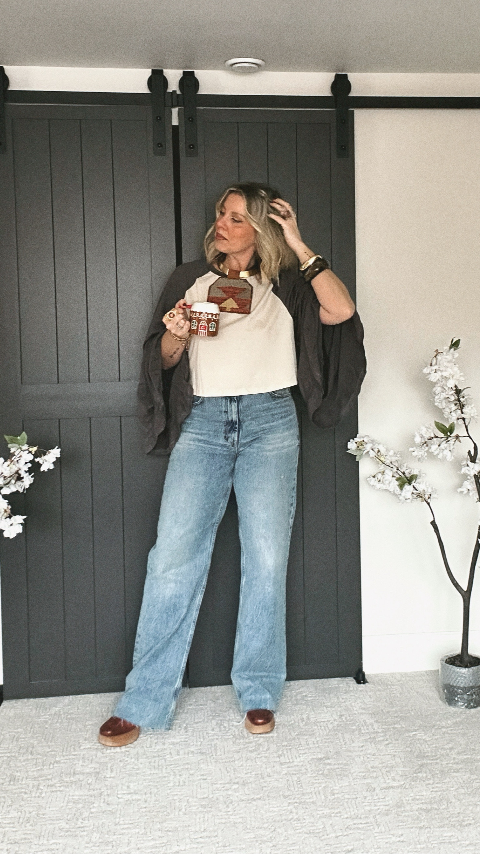 Casual Monday but with an amazing necklace! Kilm neck piece from Orijinal Designs. 

#LTKStyleTip #LTKCyberWeek #LTKFindsUnder100