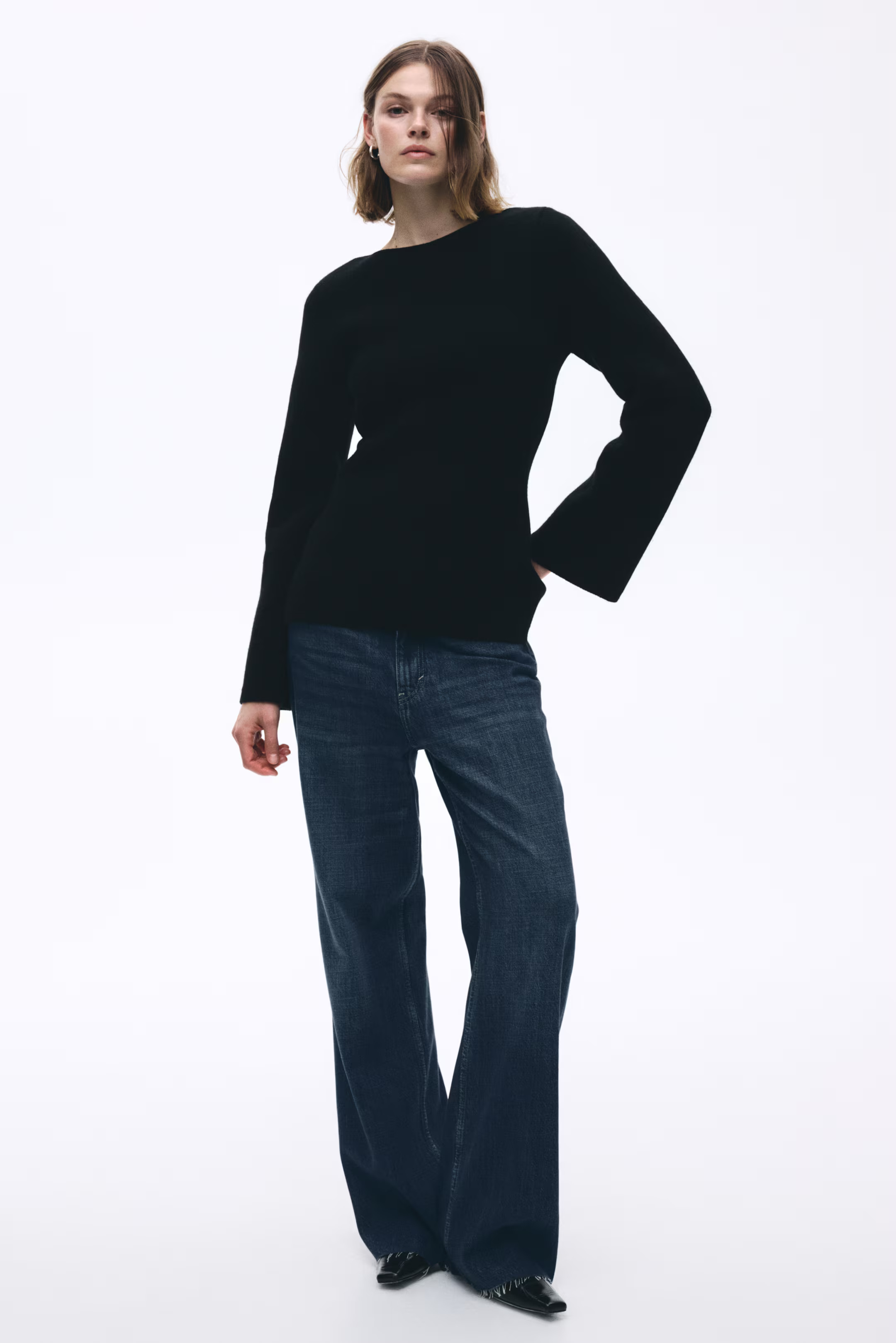 Wide High Jeans | H&M (US + CA)