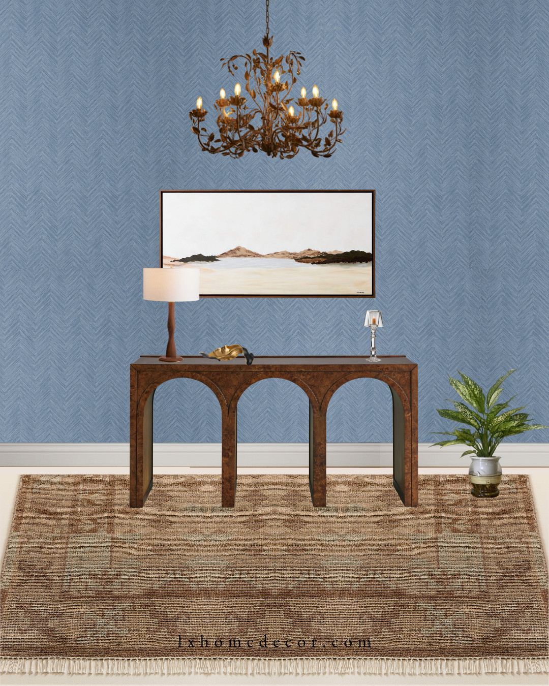 The Statement Entryway ✨

I’m centering this look around a stunning burl wood console with architectural arches. Pairing it with blue chevron wallpaper and a vintage-style rug creates a sophisticated, layered entryway that feels immediately designer-led. The bronze leaf chandelier adds the perfect organic touch to complete the space. Shop the edit below.

#LTKhome #EntrywayInspo #InteriorDesign #BurlWood #ModernTraditional 

 #LTKOver40 #LTKHome #LTKSaleAlert
