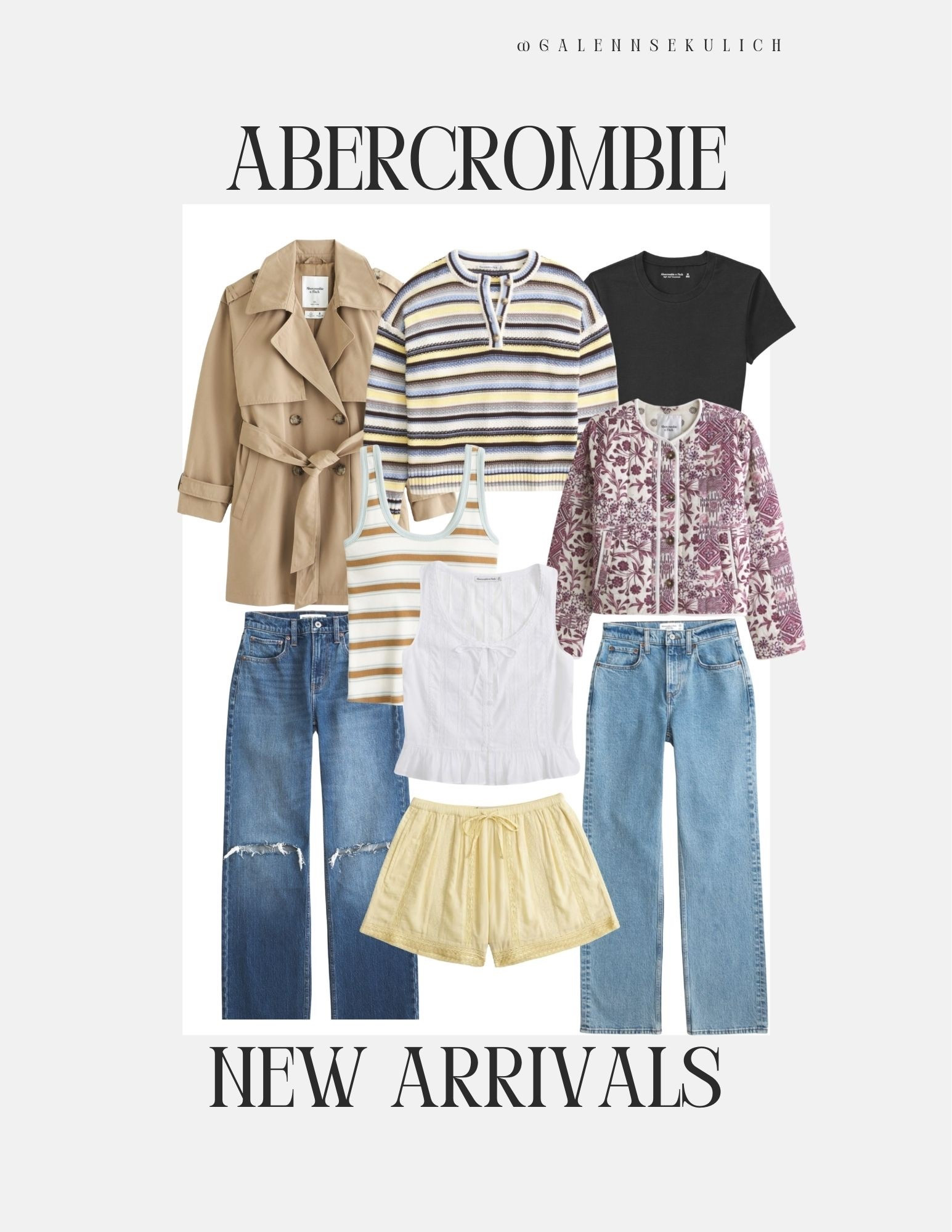 Abercrombie new arrivals! Curvy friendly! Shorts- jeans- stripes are trending! 

#LTKSaleAlert #LTKMidsize