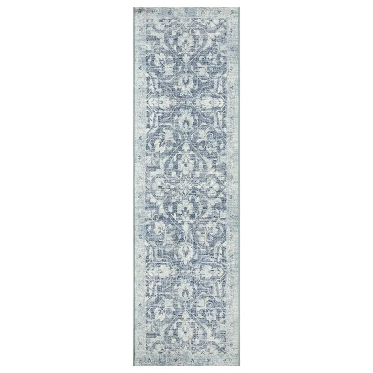 Better Homes & Gardens Blue Persian Non-Skid Indoor 2' x 7' Runner Rug - Walmart.com | Walmart (US)