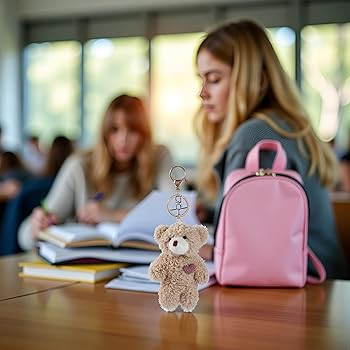 Brown Bear Plush Keychain, Stuffed Animals Bag Pendant, Kawaii Plush Rabbit Keychain, DIY Trinket... | Amazon (US)