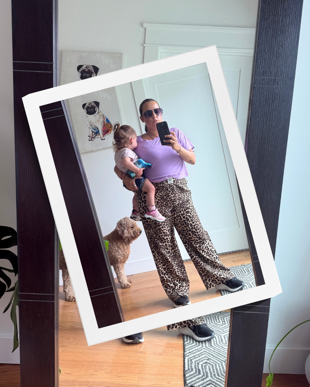 Apparently my current style formula is: mix prints, add leopard, throw on a chunky sneaker and ask questions later. 😂 Working with the body I have NOW and having way more fun getting dressed because of it.

#LTKdayinmylife #LTKmomlife #LTKootd