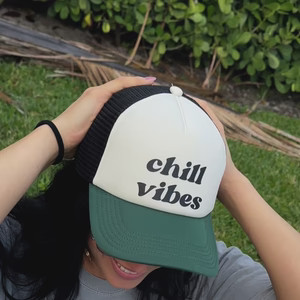 Chill Vibes Mesh Trucker Hat | Mountain Moverz