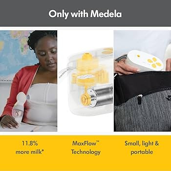 Medela Breast Pump, Pump in Style with MaxFlow, Electric Breastpump, Closed System, Portable | Amazon (US)