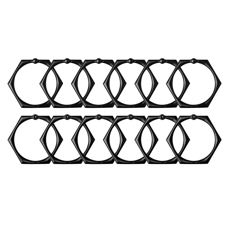 Utopia Alley Shower Curtain Hooks (Set of 12) | Wayfair North America