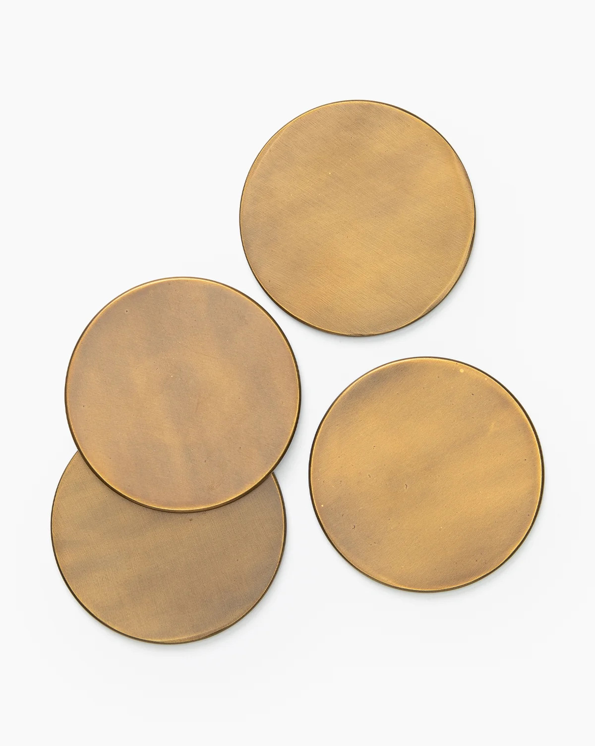 Brass Coasters (Set of 4) | McGee & Co. (US)