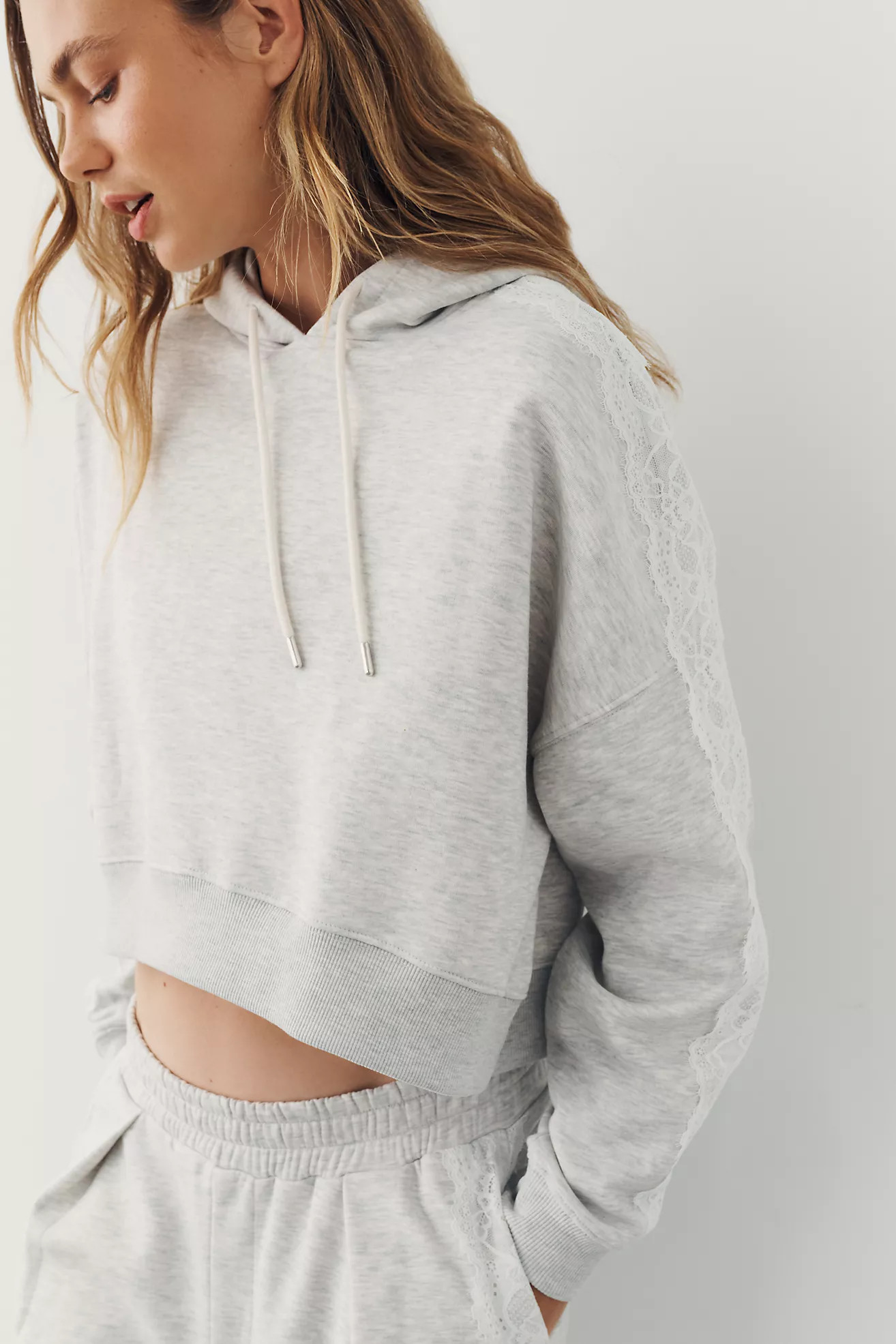 Daily Practice Lace Hoodie | Anthropologie (US)