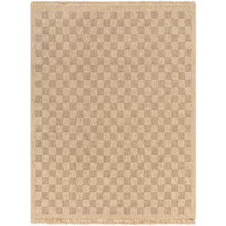 Artistic Weavers Mirage Tan/Dark Brown Checkered 4 ft. x 5 ft. Indoor/Outdoor Area Rug MGE2310-31... | The Home Depot