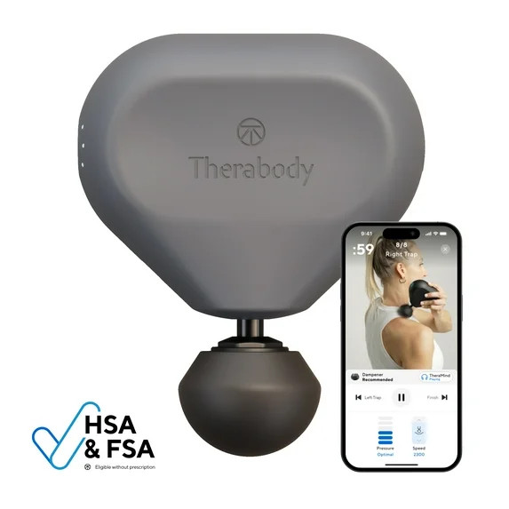 Therabody Theragun Mini 2nd Gen SE Portable Percussion Massage Gun, Gray, Walmart Exclusive | Walmart (US)