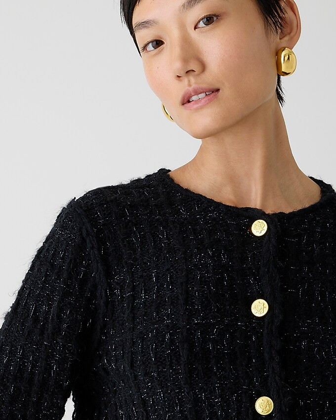 Plaid lady jacket with textured Lurex® metallic threads | J. Crew US