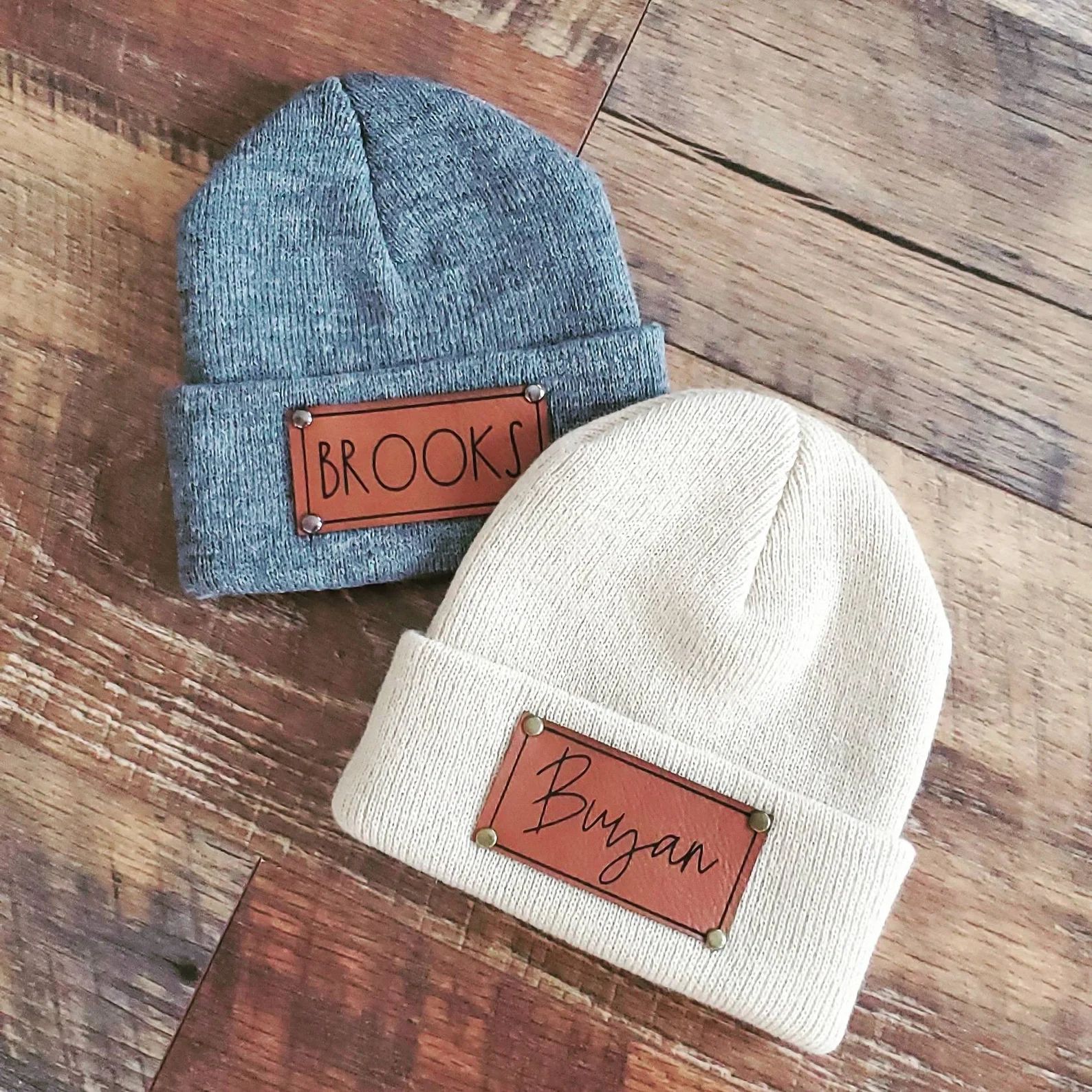 Name beanie (30 font choices) | Etsy (US)