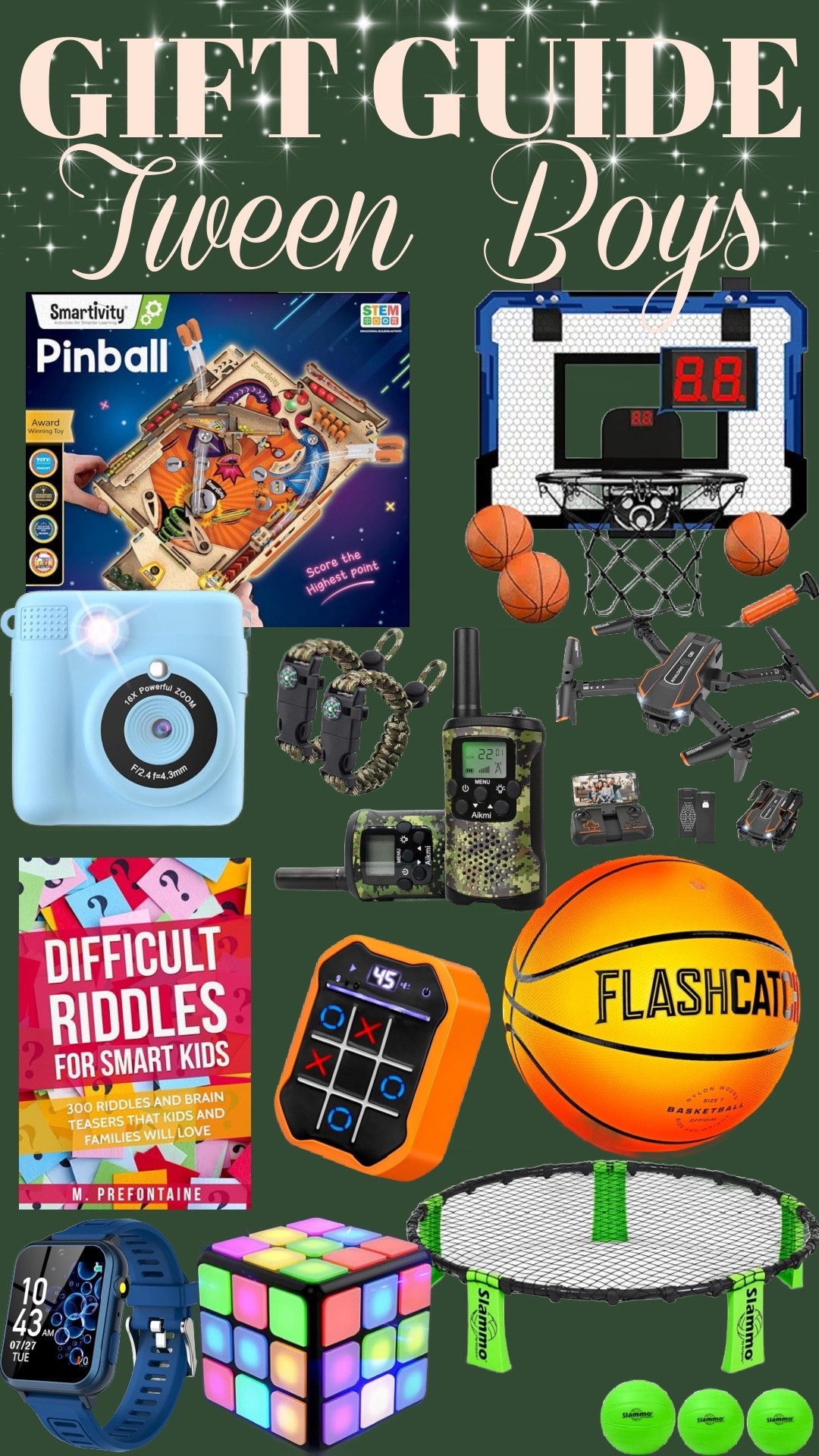 Amazon gifts for tween boys!

Gifts under $50
Gifts for her
Gifts for him
Unique gifts
christmas gifts 
gift guide
holiday gift guide

#LTKHoliday #LTKGiftGuide #LTKKids