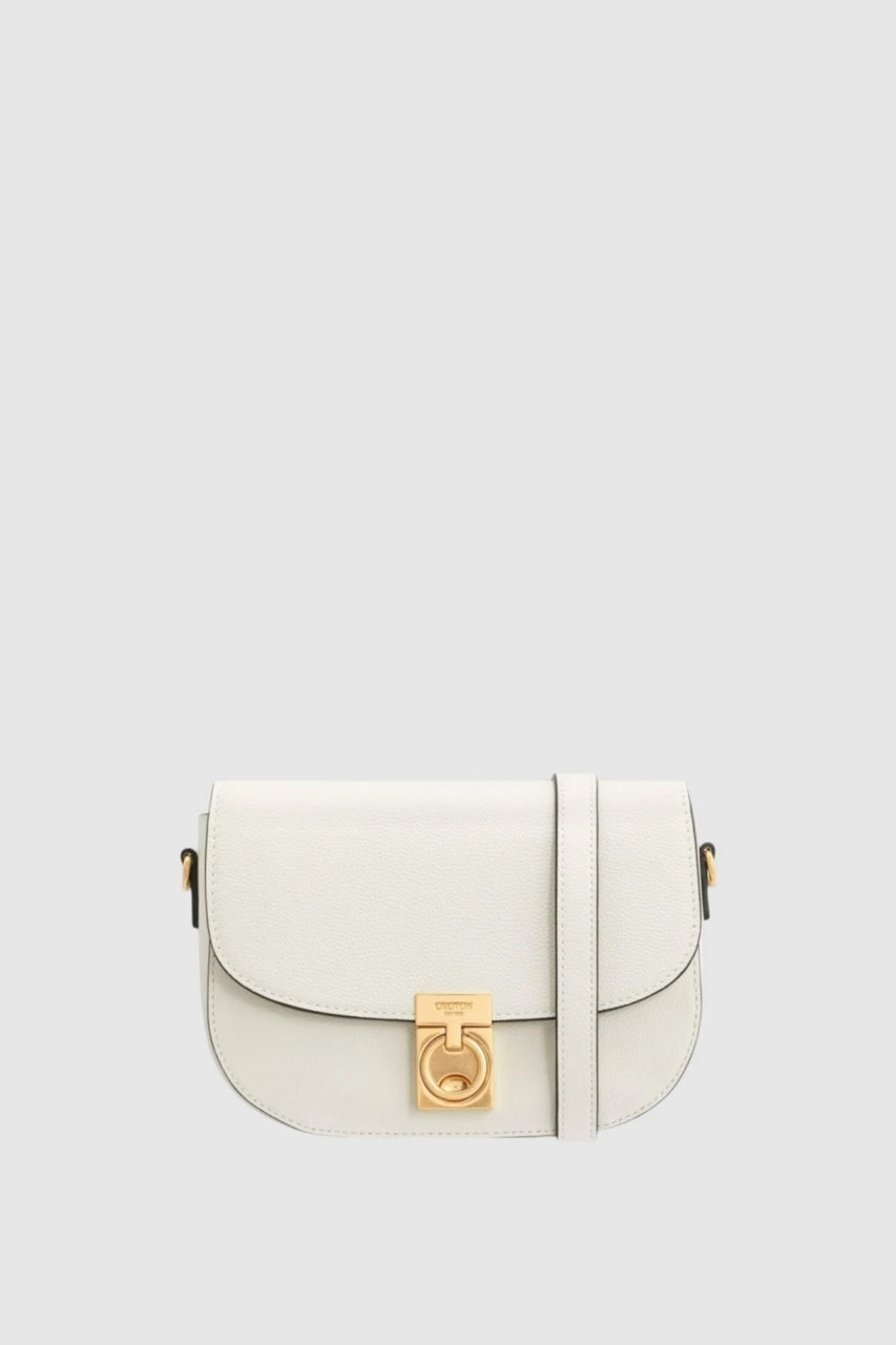 Yvonne Small Saddle Bag Cream | Oroton