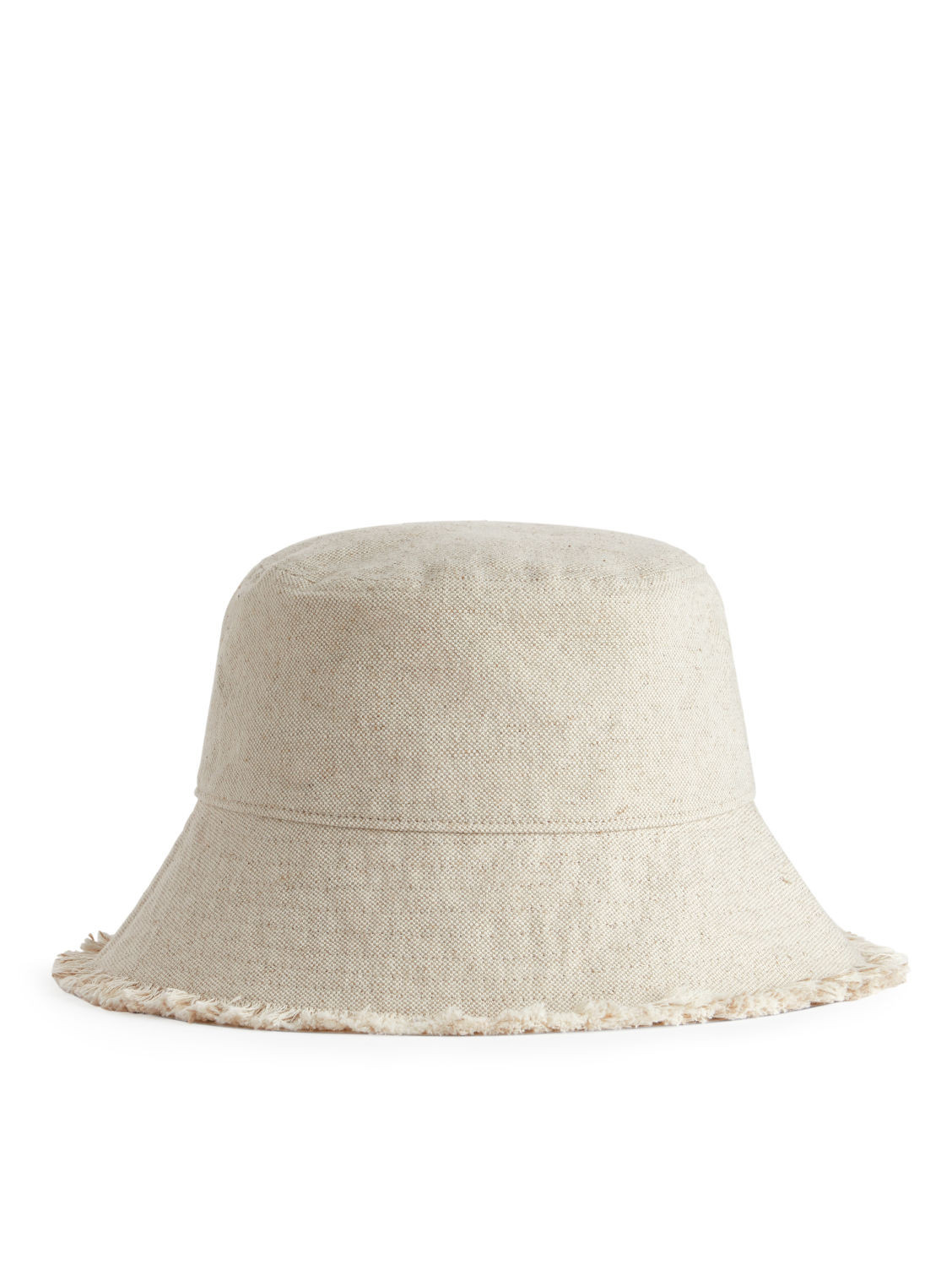 Linen Blend Bucket Hat - Beige | ARKET (US&UK)