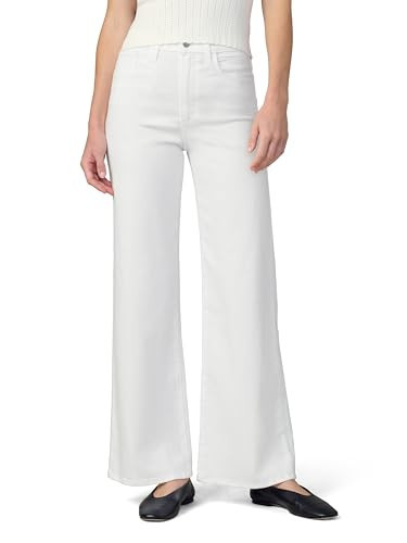 Joe's Jeans Women's The Mia Petite High Rise Wide Leg Jean, White, 29 | Amazon (US)