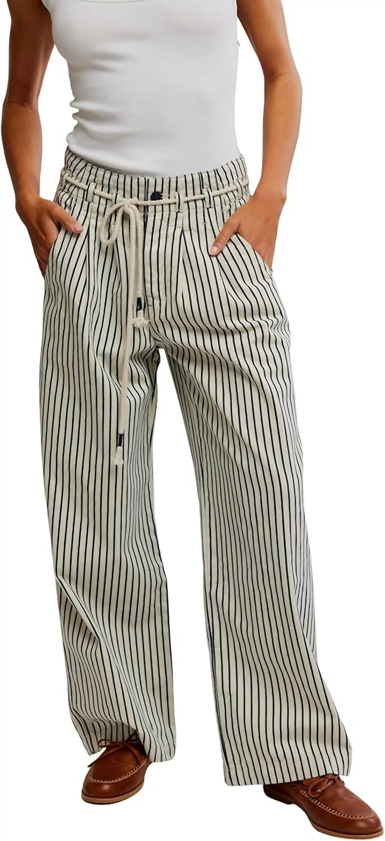 Dakota Cinched Railroad Jeans In Washed Railroad | Shop Simon