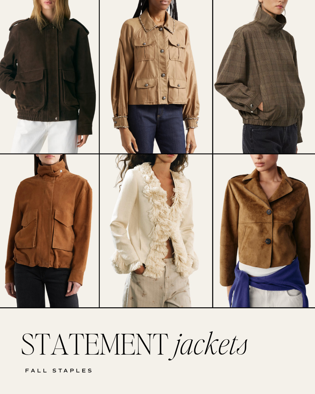 Statement jackets for fall!

#LTKSeasonal