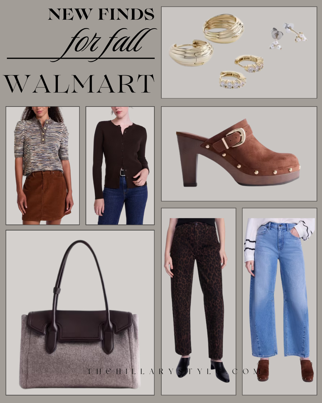 Walmart Fall Fashion Finds to Wear on Repeat

Walmart’s newest fall fashion finds are full of the season’s most wearable trends. Think chocolate brown, leopard print, barrel jeans, polished cardigans, statement clogs, mixed-material handbags, and elevated gold jewelry. These affordable Walmart finds make it easy to build chic, everyday fall outfits that look so much more expensive than they are.

#WalmartFashion #WalmartFinds #WalmartStyle #WalmartNewArrivals #FallFashion #FallOutfits #FallStyle #AffordableFashion #ChocolateBrown #LeopardPrint #BarrelJeans #Clogs #FallShoes #FallAccessories #CardiganStyle #DesignerInspired #LTKFashion #LTKFinds #PinterestFashion #TheHillaryStyle 

 

#LTKootd #LTKSeasonal #LTKOver40
