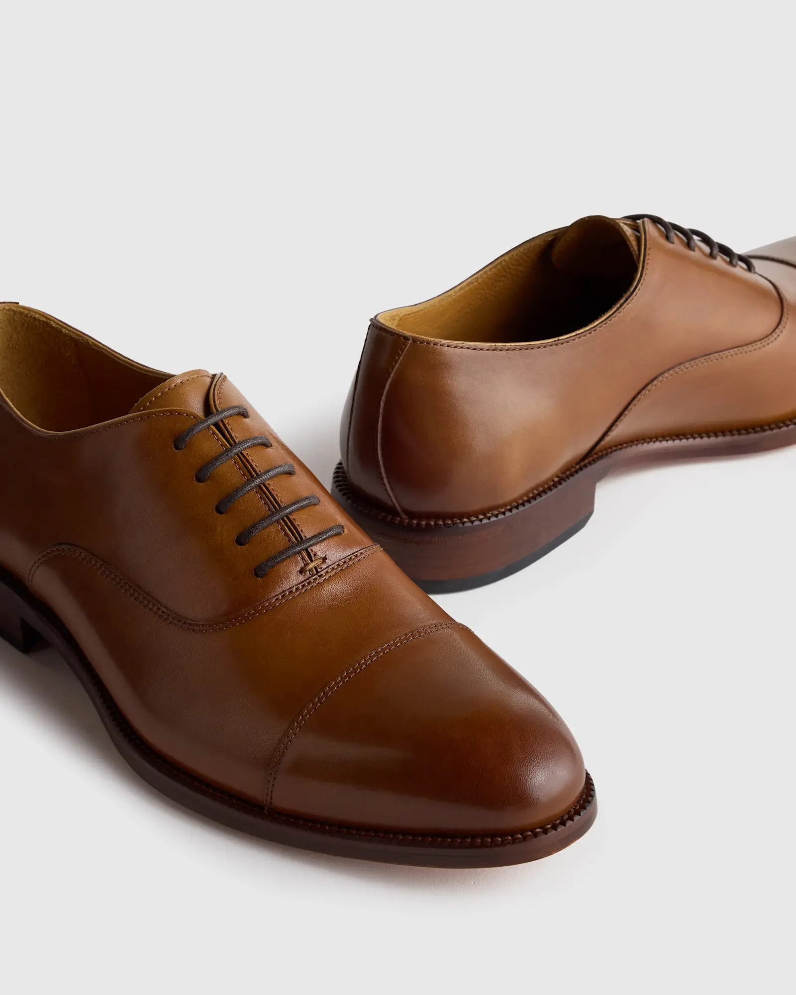 Italian Leather Cap Toe Oxford | Quince