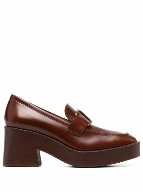 Tod's Loafer Mit Eckiger Kappe - Farfetch | Farfetch Global