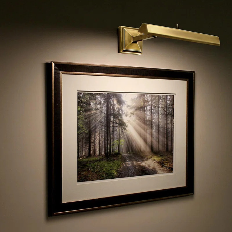 Hemmingway 1 - Light Hardwired Dimmable LED Wall Mounted Picture Light | Wayfair North America
