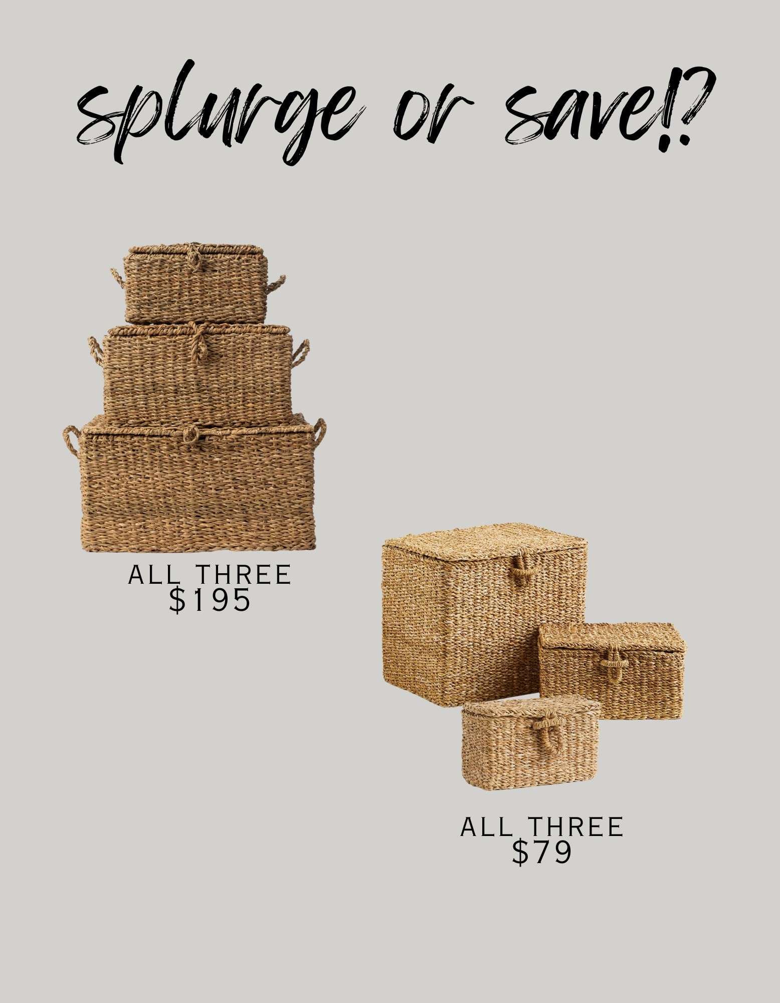 I'm obsessed with this stackable basket find! 💗 Shop by clicking the thumbnails below 👇. Living room decor, affordable home decor, affordable decor, baskets, storage and organization, storage baskets, farmhouse home decor, home decor, stackable baskets, dupe, designer inspired, designer look for less 

#LTKHome #LTKStyleTip #LTKFindsUnder100