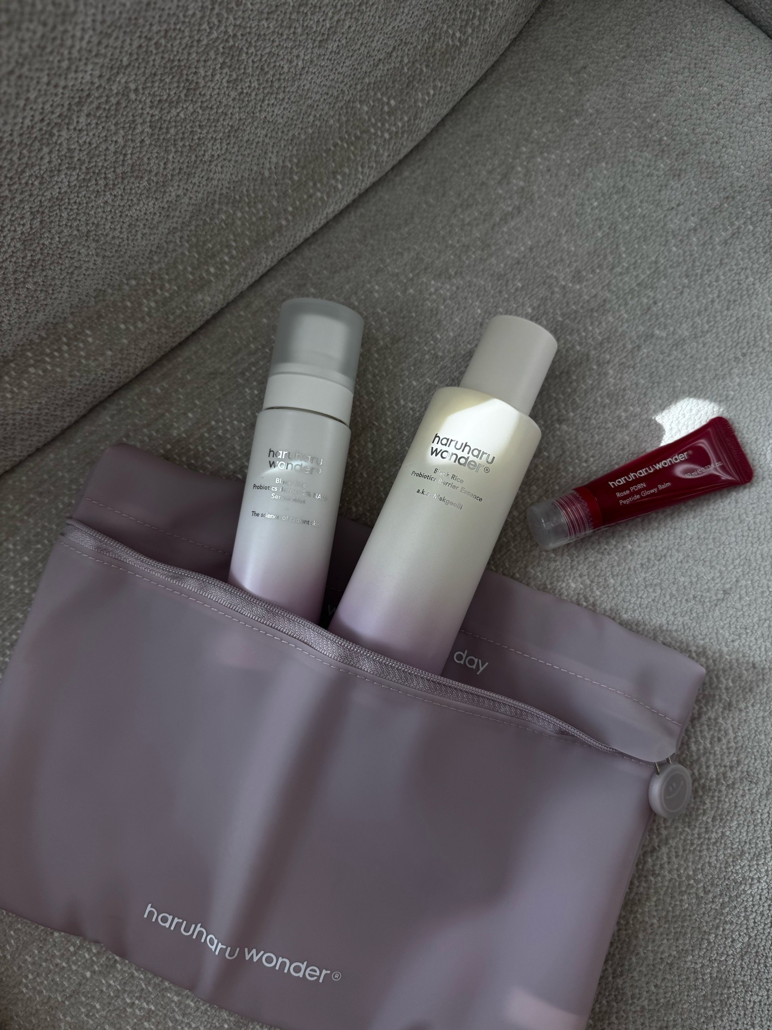 Korean Skin Flooding Duo for Glowy Skin:
@haruharu Wonder Black Rice Probiotics Hydration Boost Duo, Barrier Essence, 2% NAD+ Serum Mist, Rose PDRN peptide Lip balm

#LTKBeauty #LTKSaleAlert #LTKselfcare