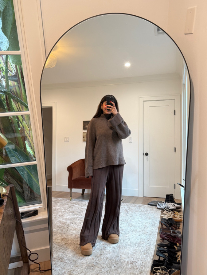 Loving chocolate brown for fall! 

 #LTKHoliday #LTKgrwm #LTKootd