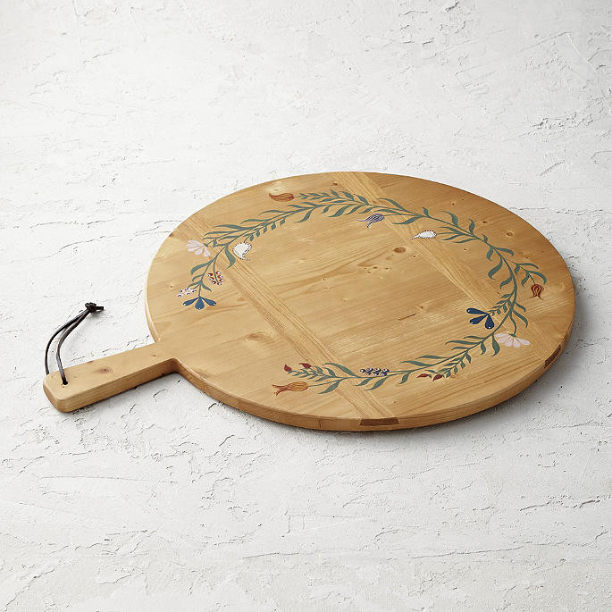 Handpainted 19th-Century European Wooden Serveware | Frontgate | Frontgate