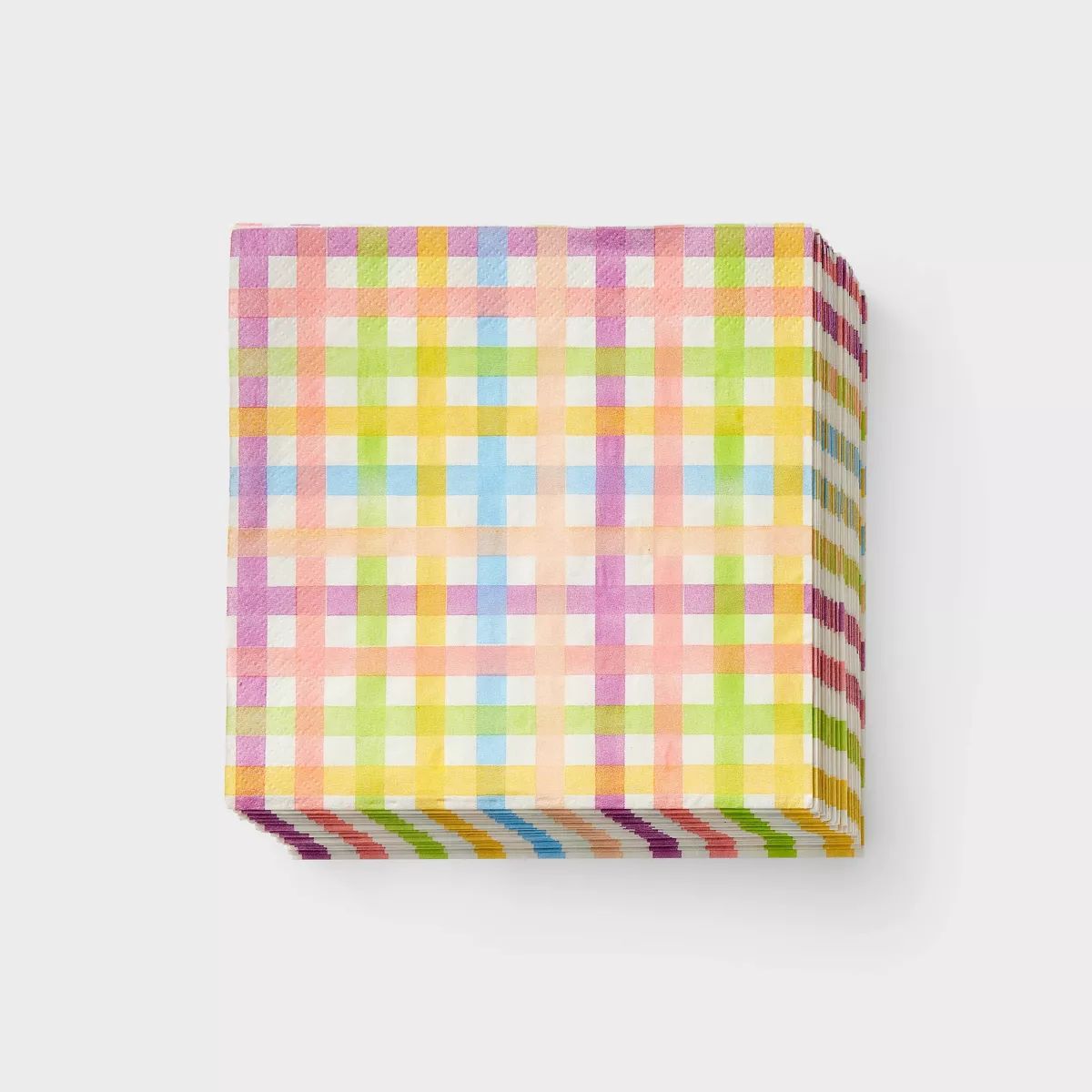 30ct Easter Lunch Napkin Plaid - Spritz™ | Target