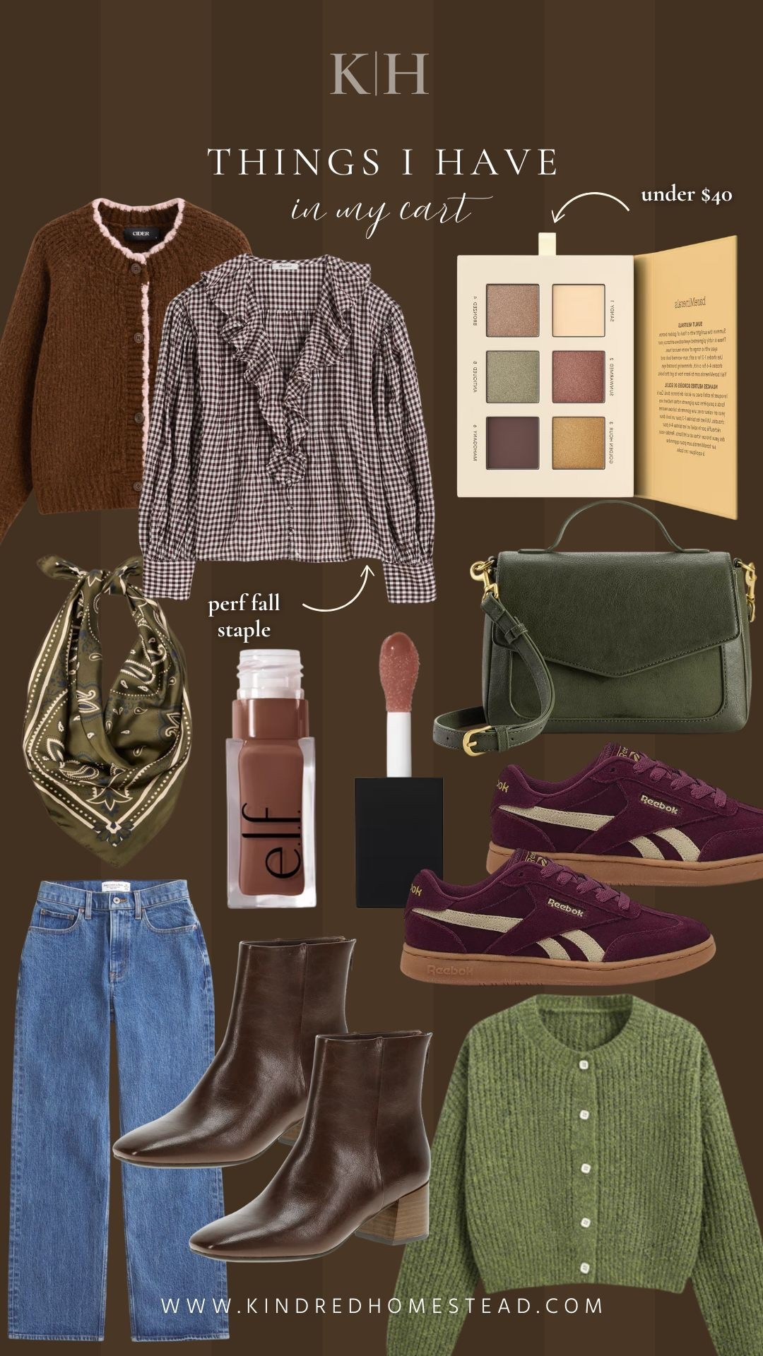 A cozy mix of everyday layers, luxe textures, and the beauty staples I’m reaching for this season. Think soft knits, gold details, and skincare that keeps up with sweater weather. 🛍️✨
#kindredhomestead #fallstyle #beautyfavorites #ltkfallfinds #cozystyle #ltkbeauty


#LTKBeauty #LTKStyleTip