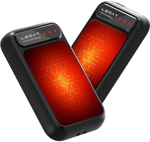 Hand Warmers Rechargeable 2 Pack, Electric Hand Warmers, Fast Heating, Portable Pocket Heater, 2 ... | Amazon (US)