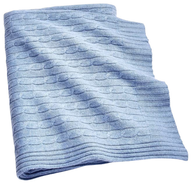 Ralph Lauren Cable Cashmere Throw Blanket  | Bloomingdale's Home | Bloomingdale's (US)