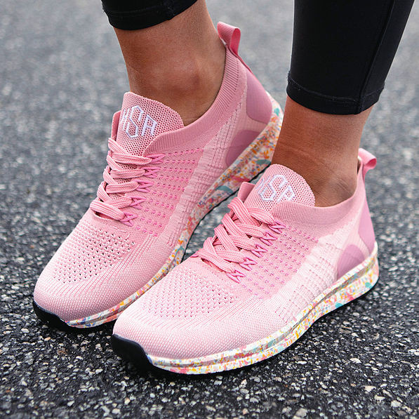 Monogrammed Confetti Sneakers | Marleylilly