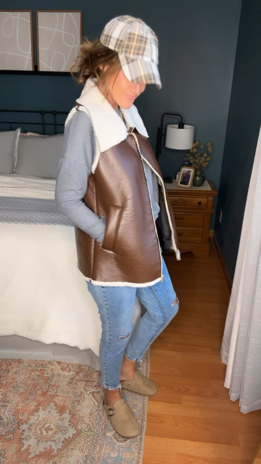 @Walmart finds head to toe. 
Vest /s-m
Top/ small 
Jeans/6

#LTKSeasonal #LTKStyleTip