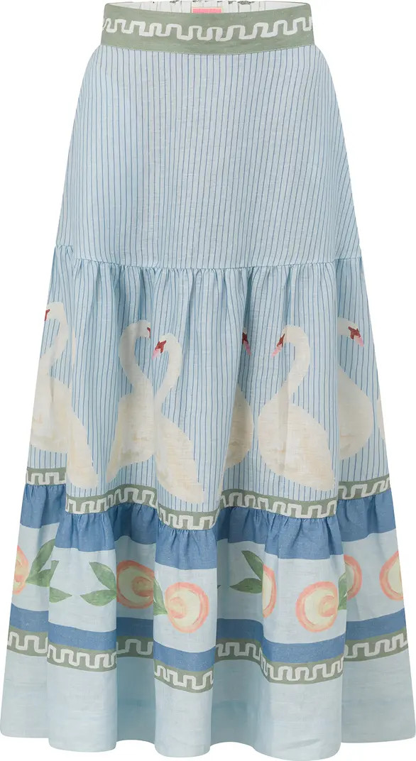 SMWR. By The Somewhere Co Swan Lake Tiered Maxi Skirt | Nordstrom | Nordstrom