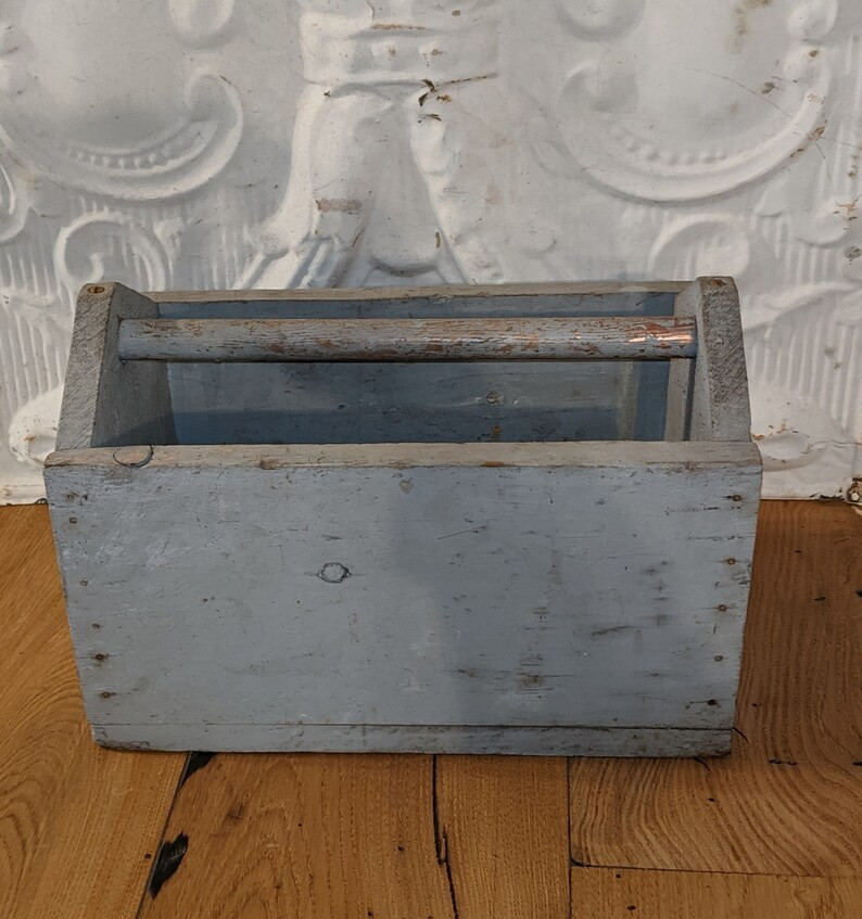 Antique Wood Primitive Tote  Vintage Wood Crate  - Etsy | Etsy (US)