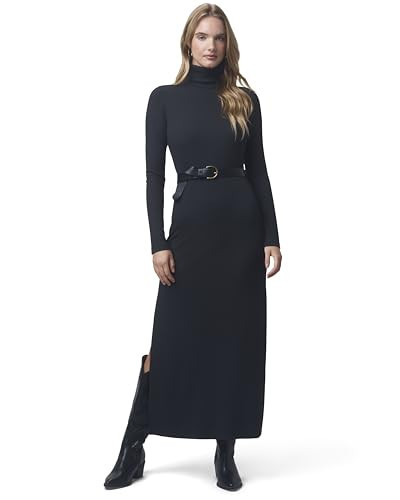 Splendid Women's Splendid x @Cellajaneblog Rib Turtleneck Dress, Black, Large | Amazon (US)
