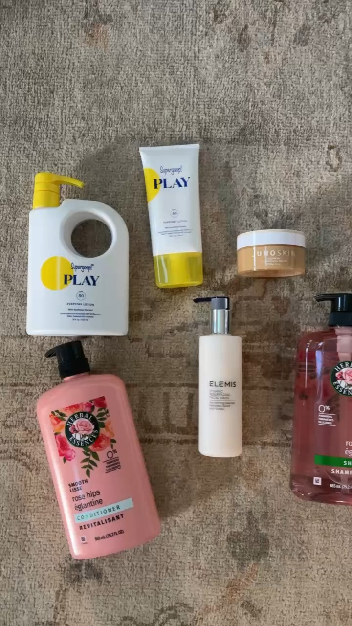 New additions to my self care ritual with some on prime day sale now!

supergoop, sunscreen, face wash, facial pads, cleansing balm, shampoo, conditioner, herbal essences, rose hips, smooth, Grace White

#LTKselfcare #LTKHome #LTKBeauty