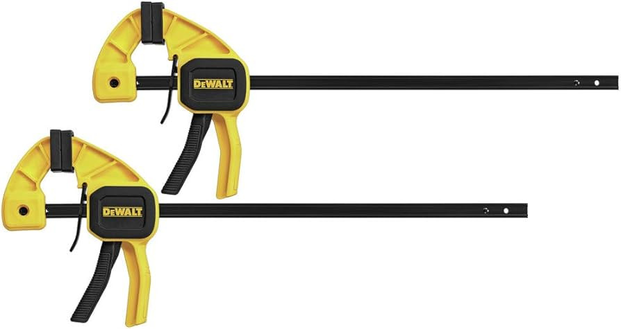 DEWALT Bar Clamp with Trigger, Medium, 12-Inch, 2-Pack (DWHT83158) | Amazon (US)